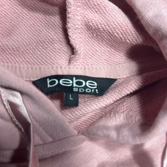 NWT Bebe cropped hoodie size large - Picture 4 of 6
